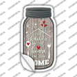 Kitchen Heart Of Home Novelty Mason Jar Sticker Decal