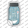 Live Once Lick The Bowl Novelty Mason Jar Sticker Decal