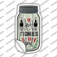 Yum Muffins Novelty Mason Jar Sticker Decal