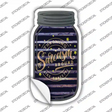 Throwing Sarcasm Around Corrugated Novelty Mason Jar Sticker Decal