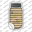 Fresh Lemonade Corrugated Novelty Mason Jar Sticker Decal