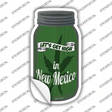 Get High New Mexico Green Novelty Mason Jar Sticker Decal
