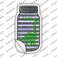 Rawr in Dinosaur Corrugated Novelty Mason Jar Sticker Decal