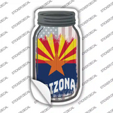 Arizona | USA Flag Novelty Mason Jar Sticker Decal