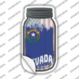 Nevada | USA Flag Novelty Mason Jar Sticker Decal