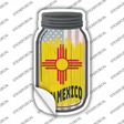 New Mexico | USA Flag Novelty Mason Jar Sticker Decal
