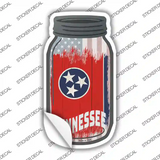 Tennessee | USA Flag Novelty Mason Jar Sticker Decal
