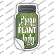 Crazy Plant Lady Novelty Mason Jar Sticker Decal