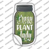 Crazy Plant Lady Novelty Mason Jar Sticker Decal