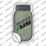 Marijuana Mama Novelty Mason Jar Sticker Decal