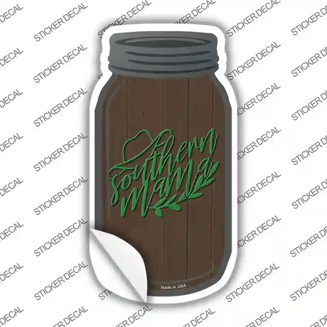 Southern Mama Novelty Mason Jar Sticker Decal