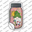 Gnome With Sunscreen Novelty Mason Jar Sticker Decal