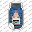 Gnome With Camera Novelty Mason Jar Sticker Decal
