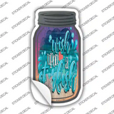 Wish Upon A Starfish Novelty Mason Jar Sticker Decal