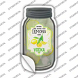 Lemons Add Vodka Novelty Mason Jar Sticker Decal