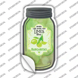 Limes Make Margaritas Novelty Mason Jar Sticker Decal