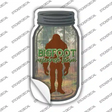 Bigfoot Research Team Novelty Mason Jar Sticker Decal