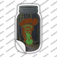 Official Bigfoot Hunter Novelty Mason Jar Sticker Decal