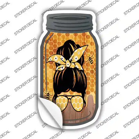 Bun Aviators Honey Novelty Mason Jar Sticker Decal