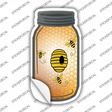 Bee Hive Novelty Mason Jar Sticker Decal