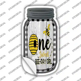 Bee Day Girl Novelty Mason Jar Sticker Decal