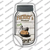 Eggs Farmers Market Novelty Mason Jar Sticker Decal