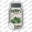 Kale Farmers Market Novelty Mason Jar Sticker Decal