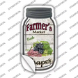 Grapes Farmers Market Novelty Mason Jar Sticker Decal