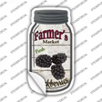 Blackberries Farmers Market Novelty Mason Jar Sticker Decal