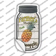 Pineapple Farmers Market Novelty Mason Jar Sticker Decal