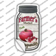 Pomegranates Farmers Market Novelty Mason Jar Sticker Decal