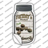 Nutmeg Farmers Market Novelty Mason Jar Sticker Decal