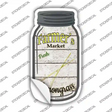 Lemongrass Farmers Market Novelty Mason Jar Sticker Decal