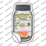 Lemonade Farmers Market Novelty Mason Jar Sticker Decal
