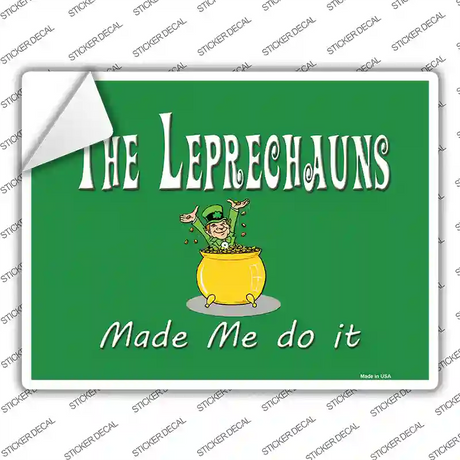 The Leprechauns Novelty Rectangle Sticker Decal