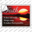 Faith Novelty Rectangle Sticker Decal
