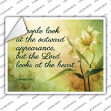 Lord Looks At The Heart Novelty Rectangle Sticker Decal