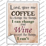 Give Me Coffee Novelty Rectangle Sticker Decal