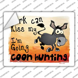Going Coon Hunting Novelty Rectangle Sticker Decal