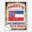 Property Of Mississippi Novelty Rectangle Sticker Decal