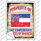 Property Of Mississippi Novelty Rectangle Sticker Decal