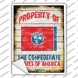 Property Of Tennessee Novelty Rectangle Sticker Decal