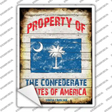 Property Of South Carolina Novelty Rectangle Sticker Decal