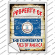 Property Of Virginia Novelty Rectangle Sticker Decal