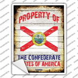 Property Of Florida Novelty Rectangle Sticker Decal