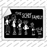 The Schit Family Novelty Rectangle Sticker Decal