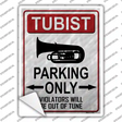 Tubist Parking Novelty Rectangle Sticker Decal