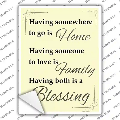 Having Somewhere Novelty Rectangle Sticker Decal