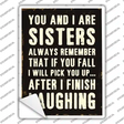 You And I Novelty Rectangle Sticker Decal