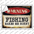 Fishing Novelty Rectangle Sticker Decal